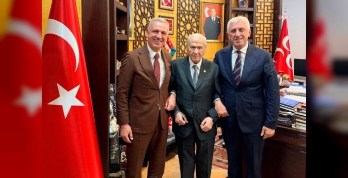 Oktay Saral, Bahçeli'yi ziyaret etti