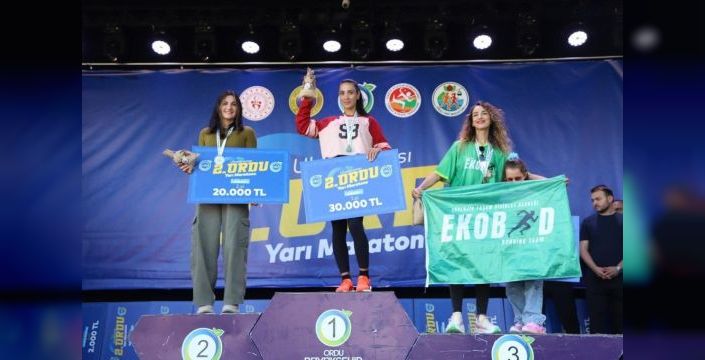 Ordu'da uluslararası yarı maraton koşusu gerçekleştirildi