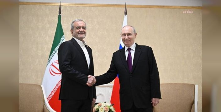 Pezeşkiyan ve Putin, Türkmenistan'da buluştu