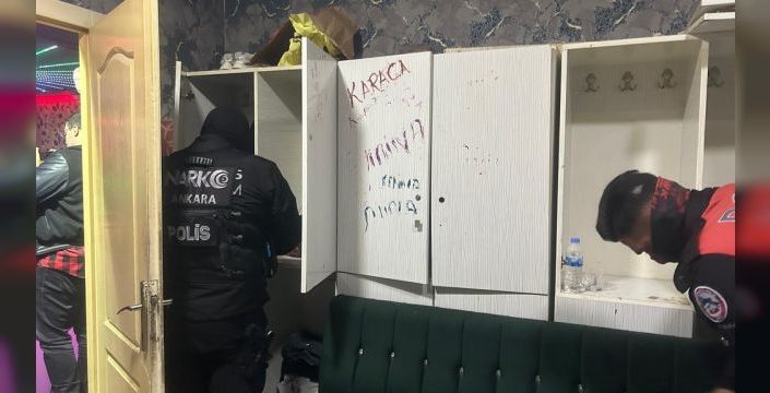 Polatlı'da eğlence mekanlarına operasyon: 68 kişi gözaltında