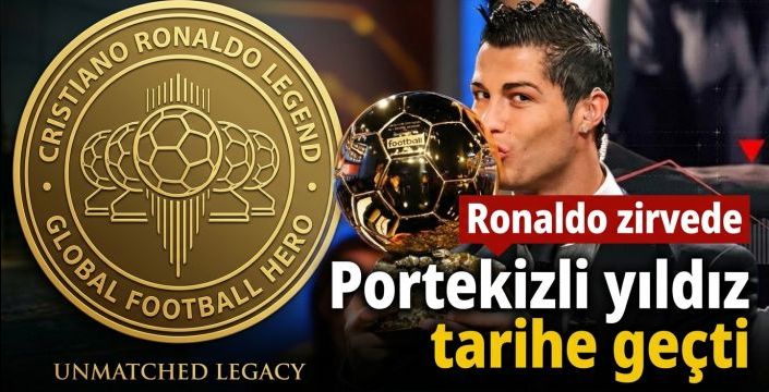Portekizli yıldız tarihe geçti! Ronaldo zirvede