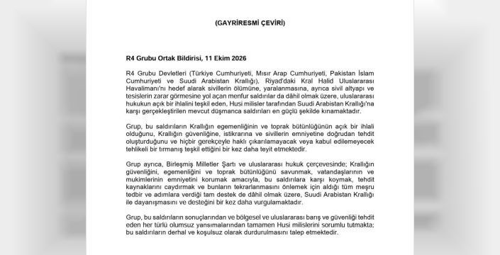 Riyad'daki havalimanı saldırılarına 4 ülkeden ortak kınama