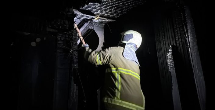 Safranbolu'da 200 yıllık konakta yangın çıktı