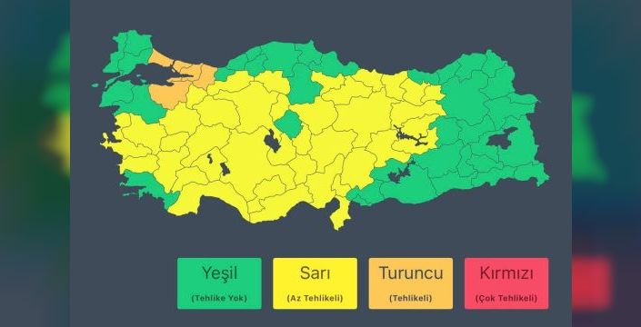 Sağanak ve fırtına için uyarılar yapıldı