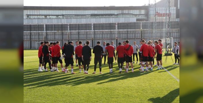Samsunspor, Amed maçı için son hazırlıklarını yaptı