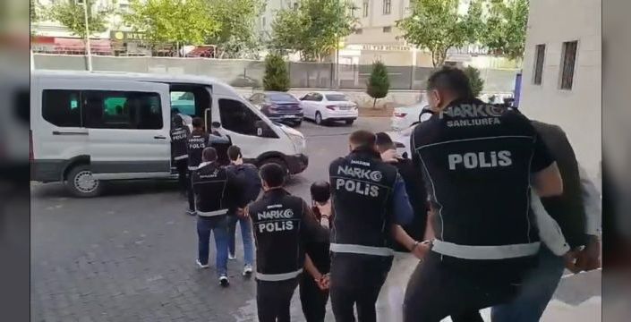 Şanlıurfa'da uyuşturucu operasyonunda 13 kişi tutuklandı