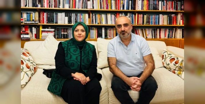 Sema Silkin Ün, ev hapsindeki İsmail Saymaz'ı ziyaret etti