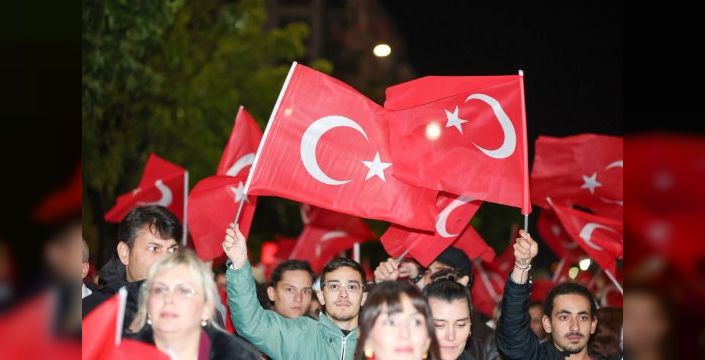 Sivas'ta Cumhuriyet'in 103. yılı kortejle kutlandı