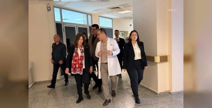 Soma'da maden göçüğünde yaralanan işçiler ziyaret edildi