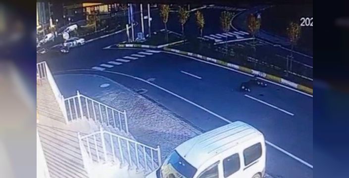 Tekirdağ'da yaya geçidinde otomobilin çarptığı iki öğretmen yaralandı