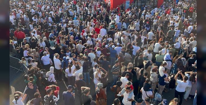 Teknofest Güneydoğu''da yoğun ilgi, trafik aksadı