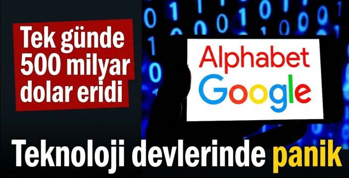 Teknoloji devlerinde panik! Tek günde 500 milyar dolar eridi