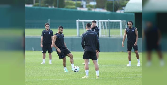 Trabzonspor, Hearts maçı için son antrenmanı yaptı