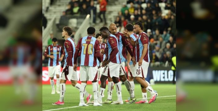 Trabzonspor, UEFA Konferans Ligi'ne galibiyetle başladı