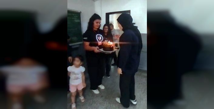 Tükürük bezi kanserini yenen öğrenci okula döndü