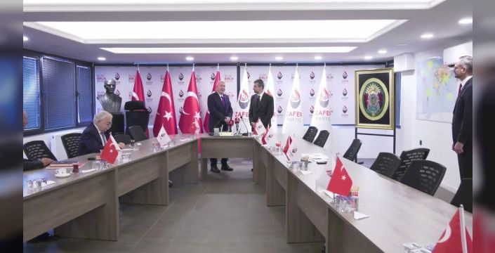 TÜSİAD Başkanı Ozan Diren, Ümit Özdağ'ı ziyaret etti
