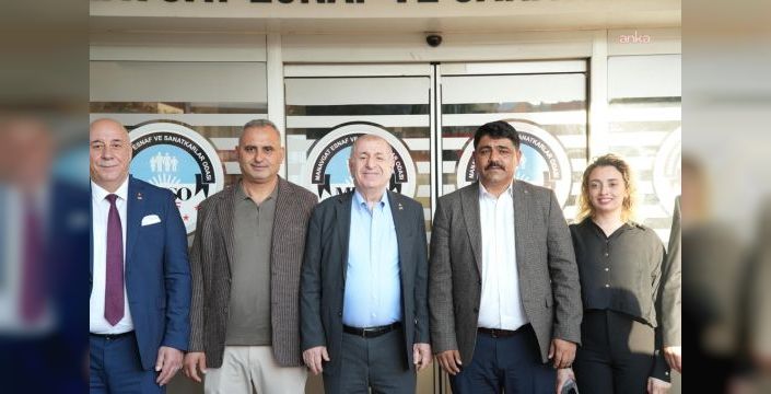 Ümit Özdağ Manavgat esnafıyla buluştu