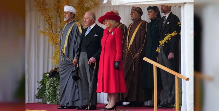 Umman Sultanı Bin Tarık, İngiltere'ye resmi ziyarette bulundu
