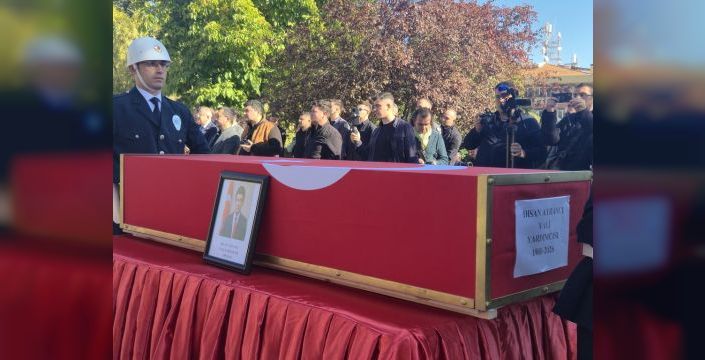 Vali yardımcısının cenazesi memleketine gönderildi