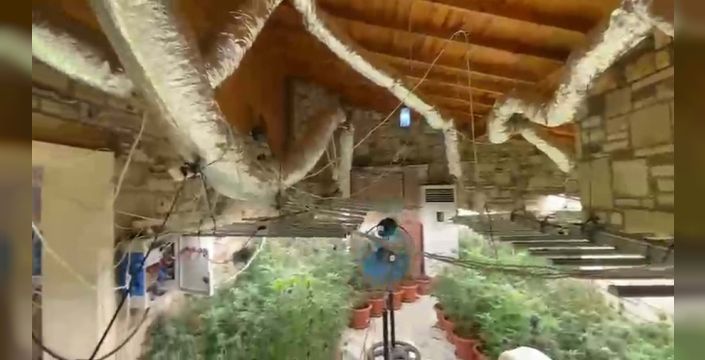 Villada uyuşturucu imalathanesi bulundu, 1 kişi gözaltında
