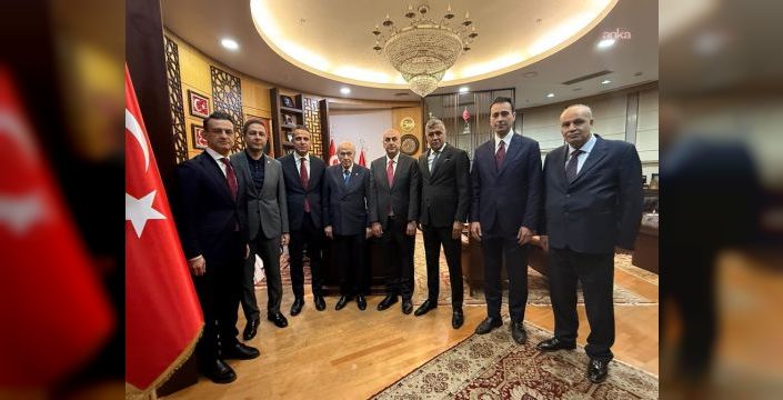 Yeni Baro Başkanı Üçüncü, Devlet Bahçeli'yi ziyaret etti