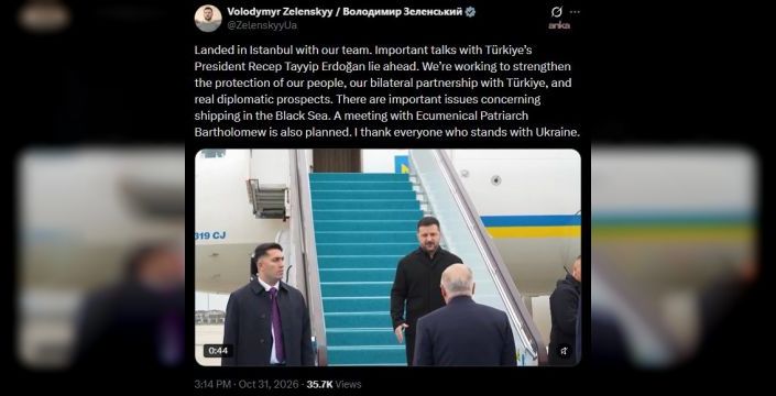 Zelenski İstanbul'da: Erdoğan ile kritik görüşmeler yapacak