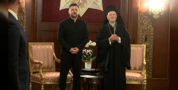 Zelenskiy, Erdoğan görüşmesinden sonra patrikhaneye gitti